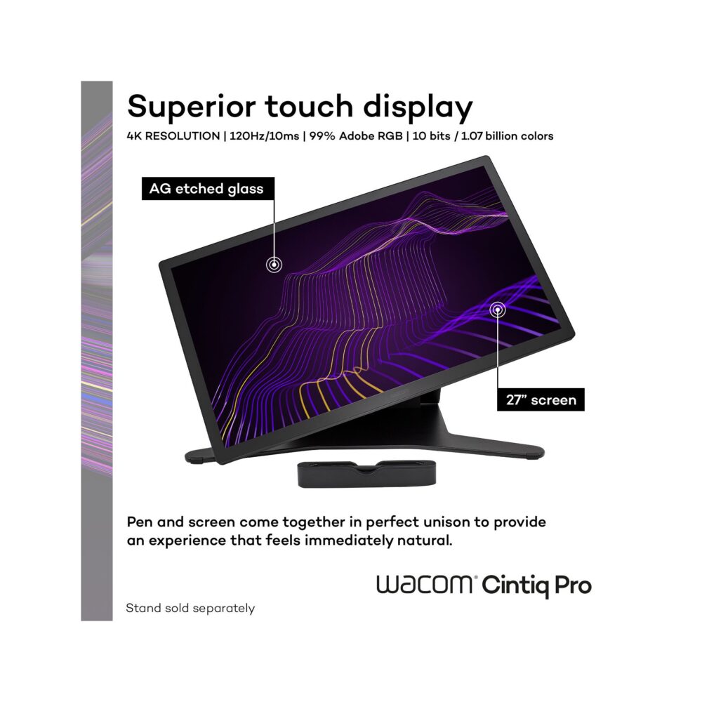 Wacom Cintiq Pro 27 Creative Pen & Touch Display