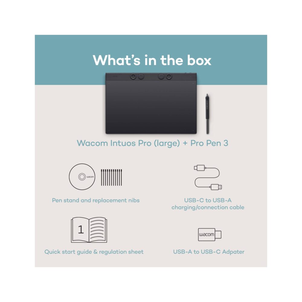 Wacom Intuos Pro Creative Pen Tablet (Large)