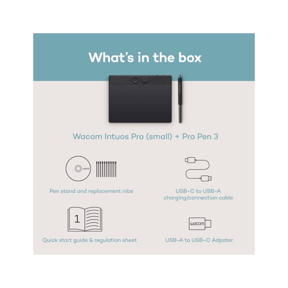 Wacom Intuos Pro Creative Pen Tablet (Small)
