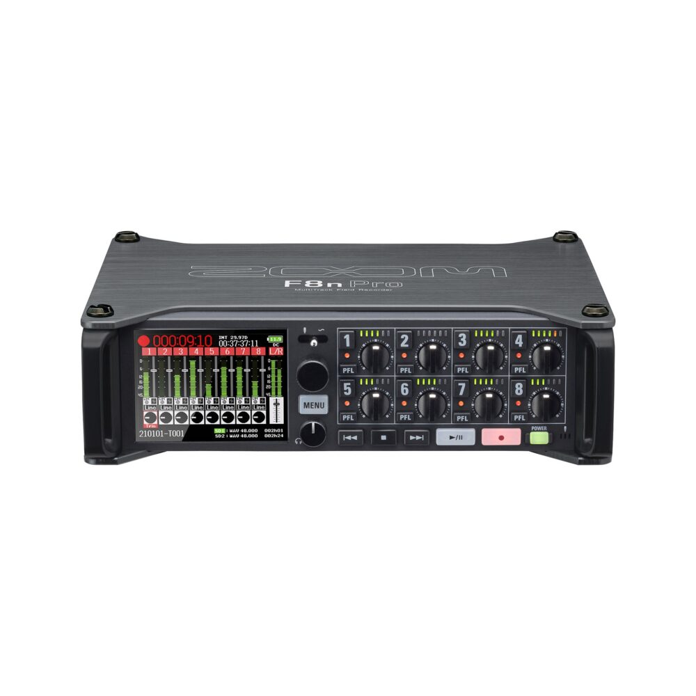 Zoom F8n Pro 8-Input / 10-Track Multitrack Field Recorder