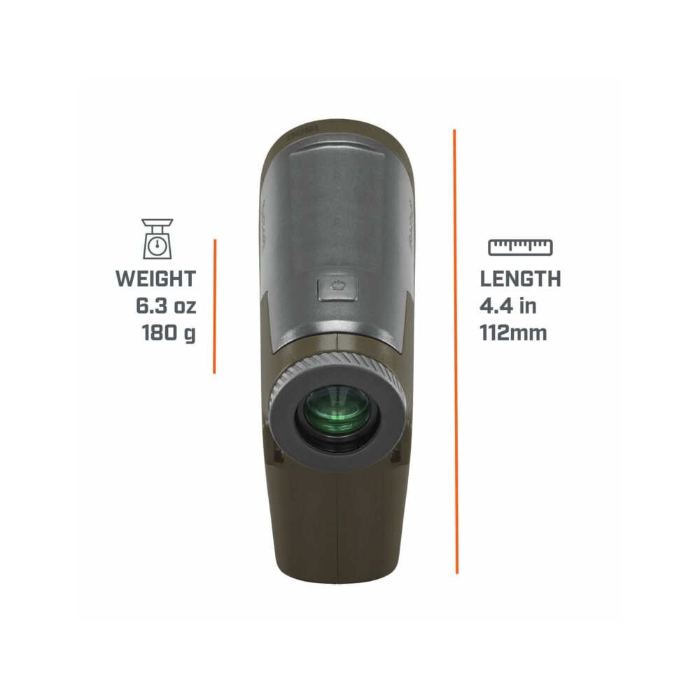 Bushnell 6x25 Bone Collector 1800 Laser Rangefinder (Black/Brown)