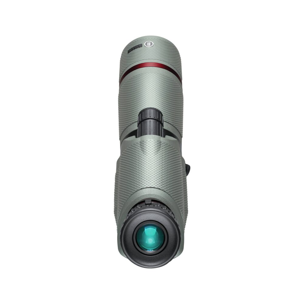 Bushnell Nitro 20-60x65 Spotting Scope, Gun Metal Grey, Roof ED Prime, 45° Angled Viewing