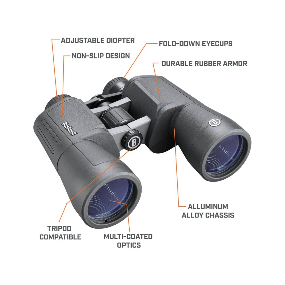 Bushnell PowerView 2.0 12x50 Aluminum MC Binoculars