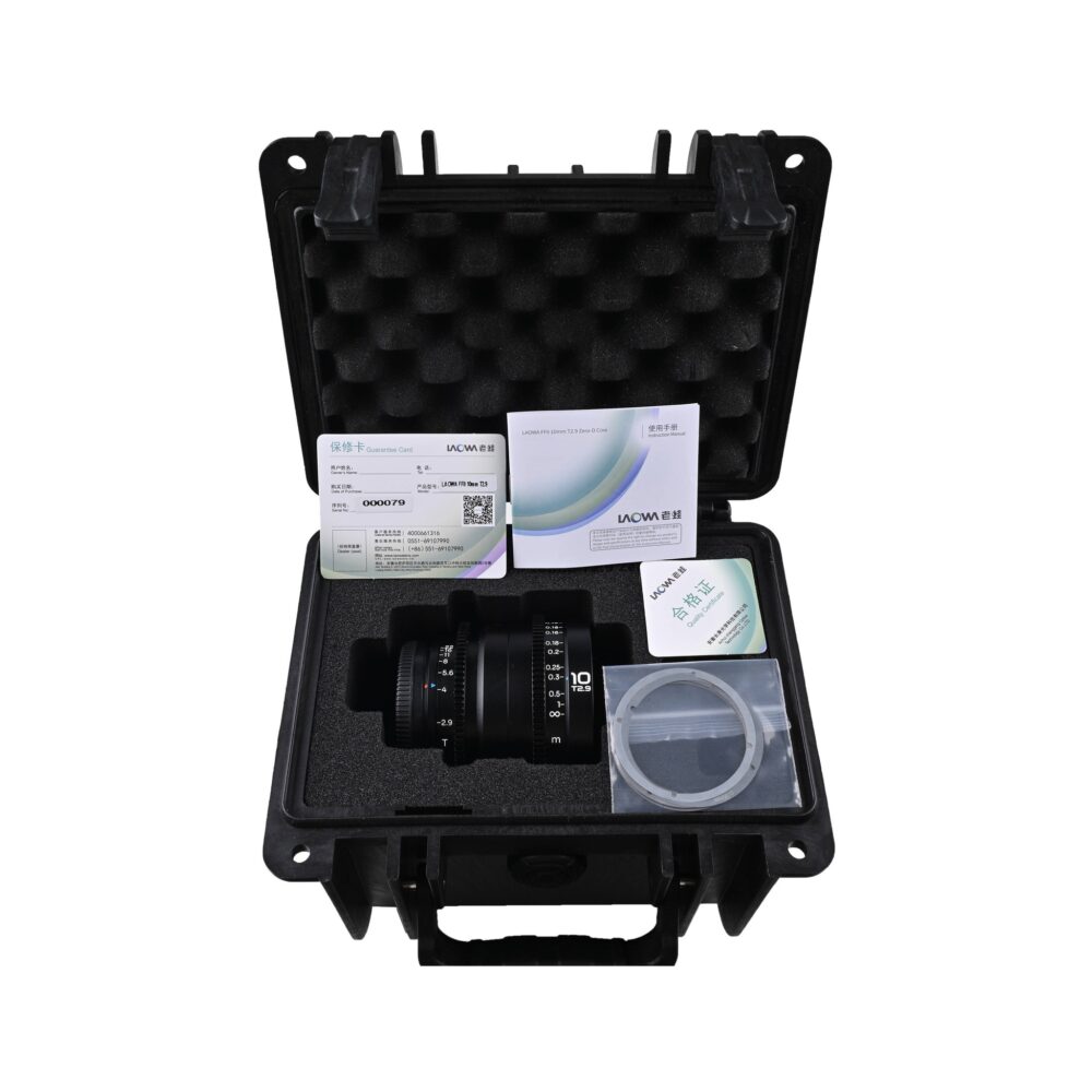 Laowa 10mm T2.9 Zero-D VV Cine Lens - L-Mount