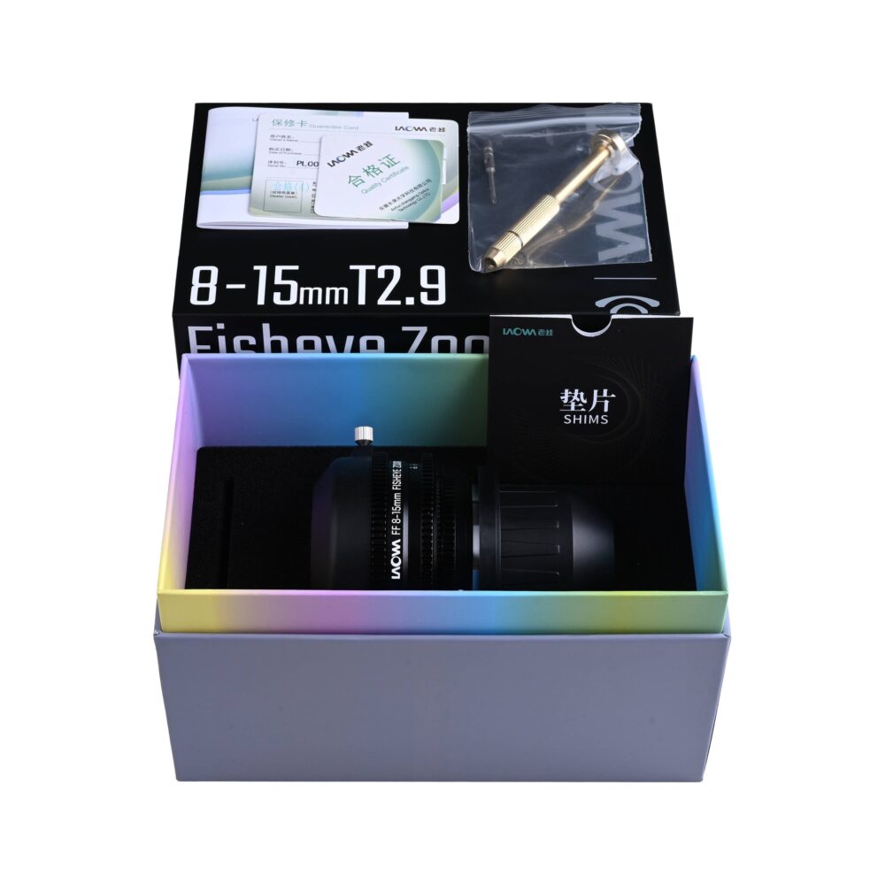Laowa 8-15mm T2.9 FF Zoom Fisheye Cine - ARRI PL (VE815PL)