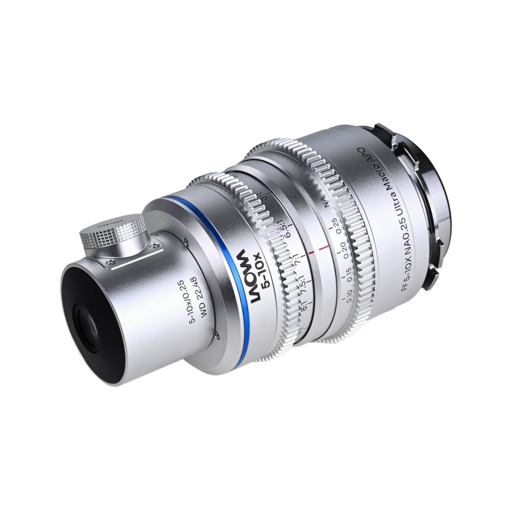 Laowa Aksen 17.5mm f/1.7 5-10X Ultra Macro APO Cine Lens with Coaxial Light Adapter (ARRI PL)