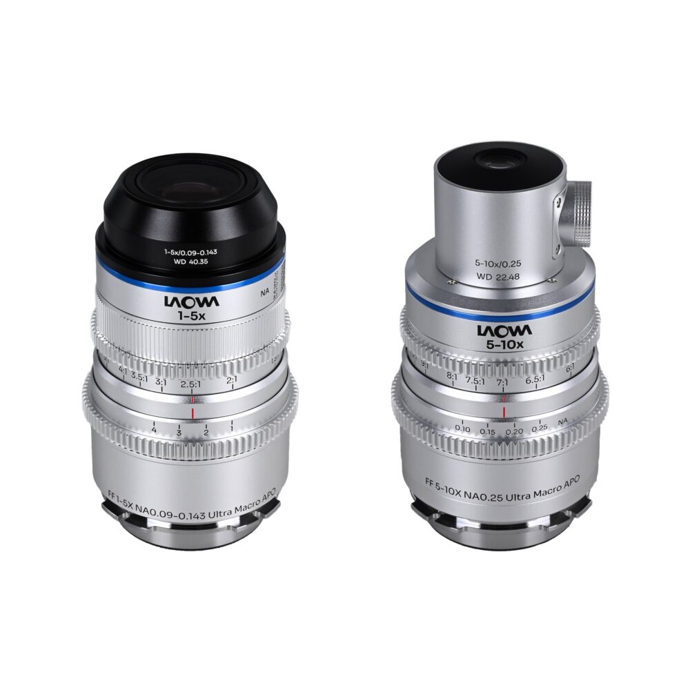 Laowa Aksen Ultra Macro APO 2-Lens Bundle with Coaxial Light Adapter (ARRI PL)