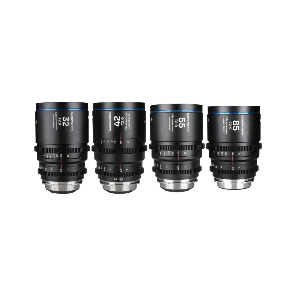 Laowa Nanomorph LF 4-Lens Bundle 32/42/55/85mm (Blue) (Lao-32425585-B-PL-B)