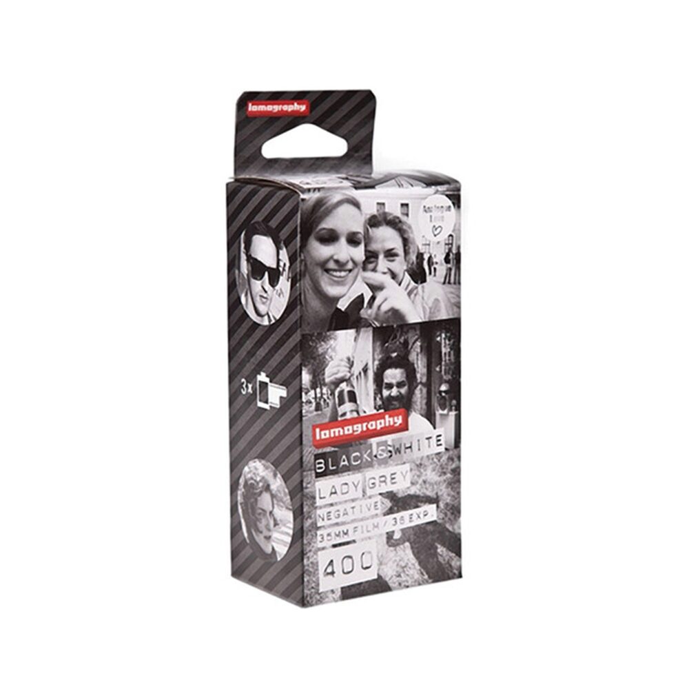 Lomography Lady Grey 400 Black and White Negative Film (35mm, 36 Exposures, 3-Pack)