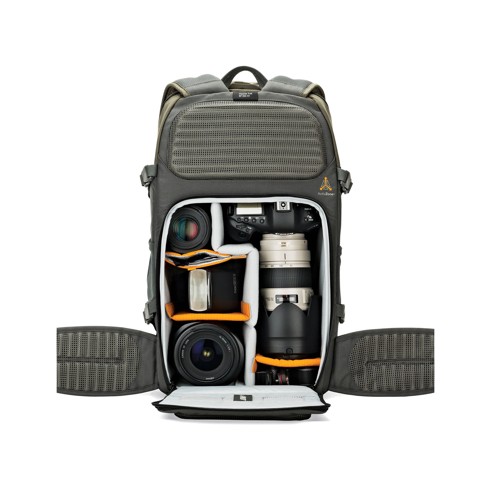 Lowepro Flipside Trek BP 450 AW Backpack Grey/Dark Green