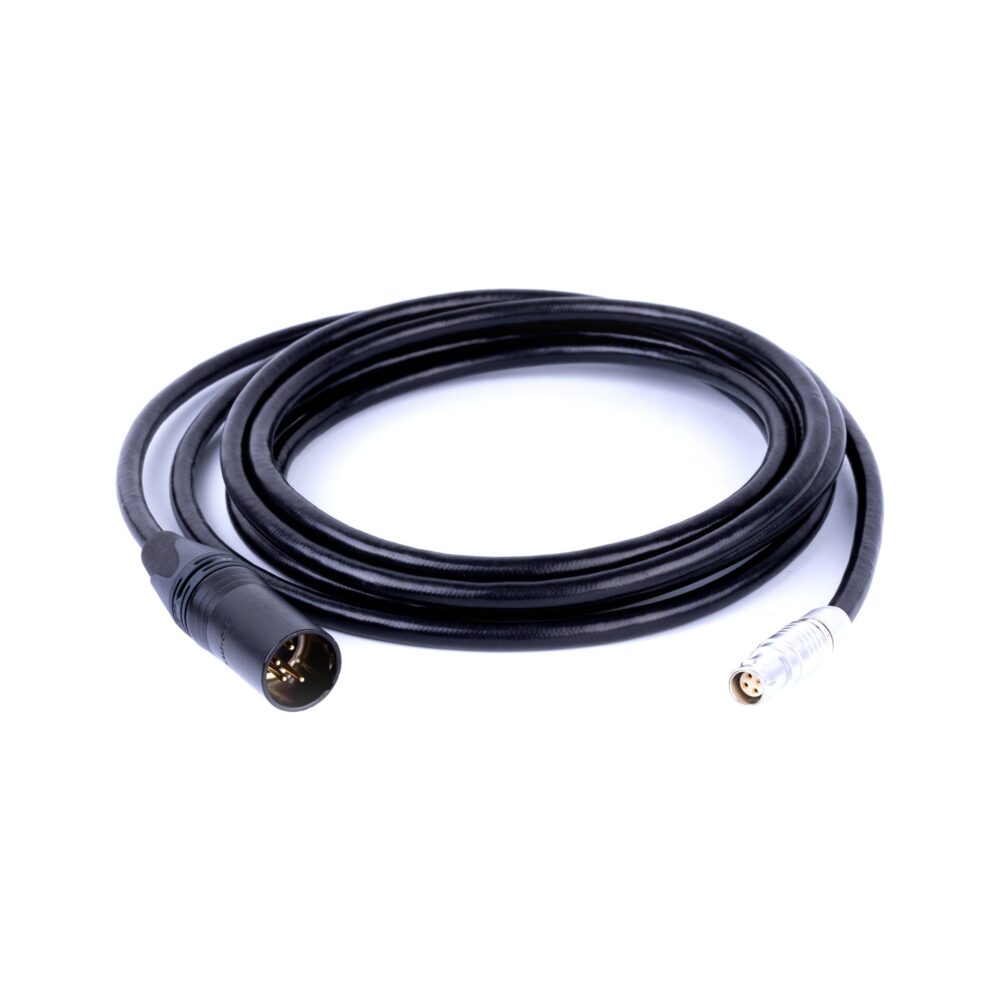 MID49 4-Pin XLR to 4-Pin LEMO Power Cable for FUJIFILM ETERNA 55 (120")