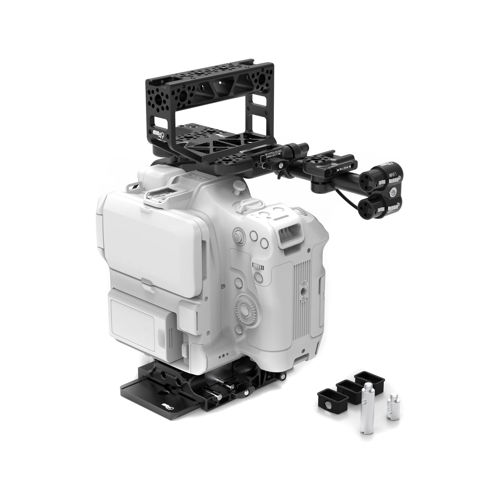 MID49 Base Kit with Audio Breakout AB-4 for Canon C80