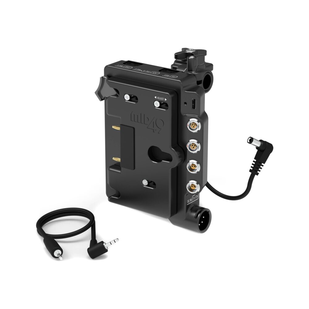 MID49 DB-4 Camera-Mounted Power Distribution Box for Canon C80 (Gold Mount)