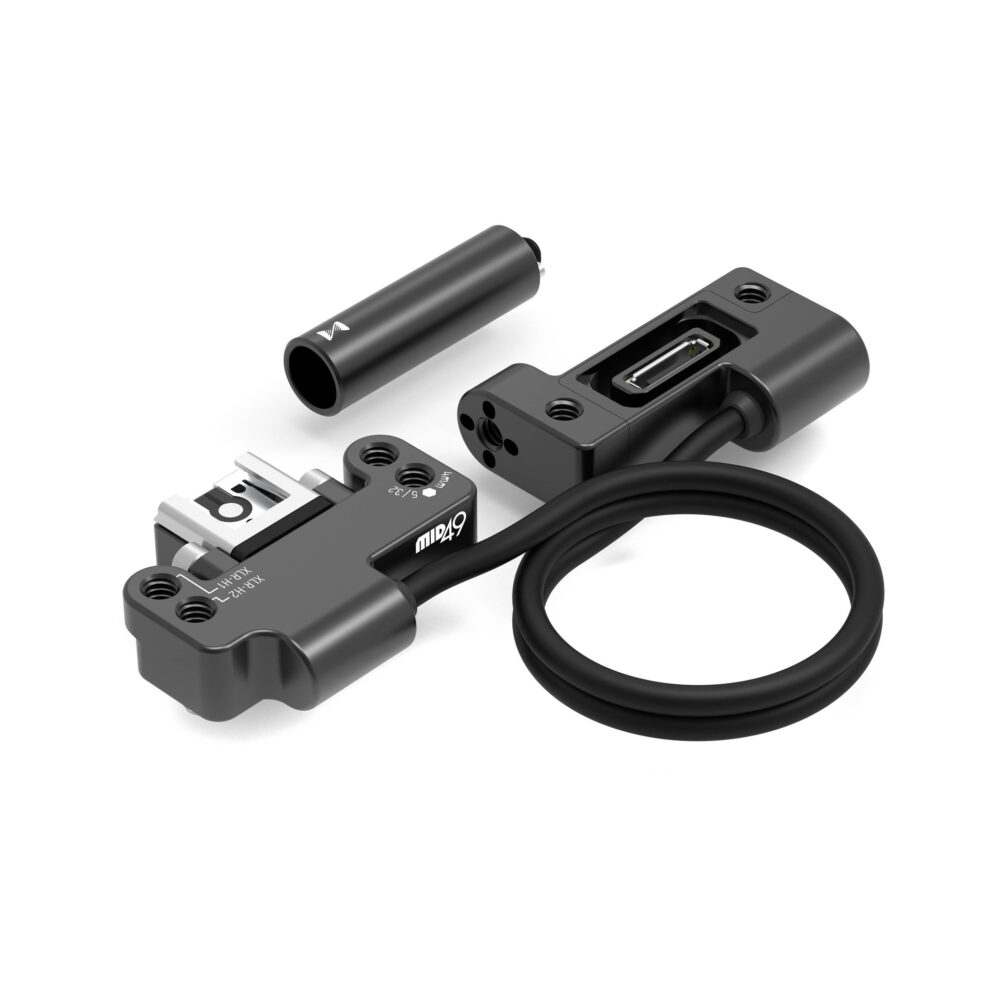 MID49 EVF Cable & XLR Handle Riser for Sony FX5