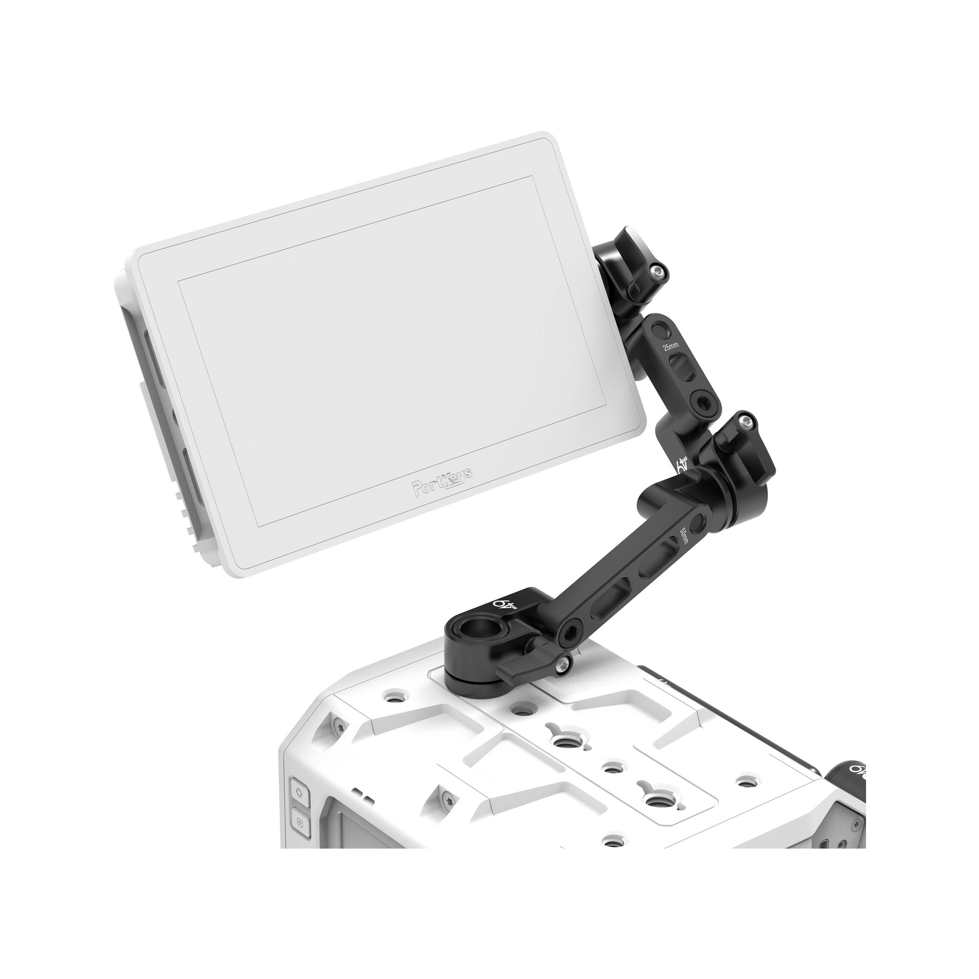 MID49 Micro Rosette Monitor TWIST Hinge Kit (1/4-20 to 1/4-20)