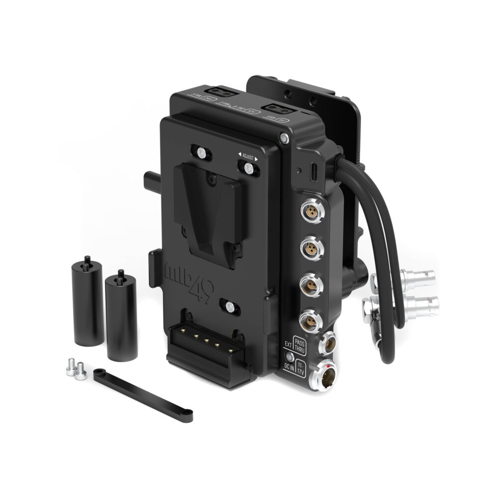 MID49 Power Distribution Box DB-1 (RED Komodo-X / V-Raptor, V-Mount, Camera Mounted)