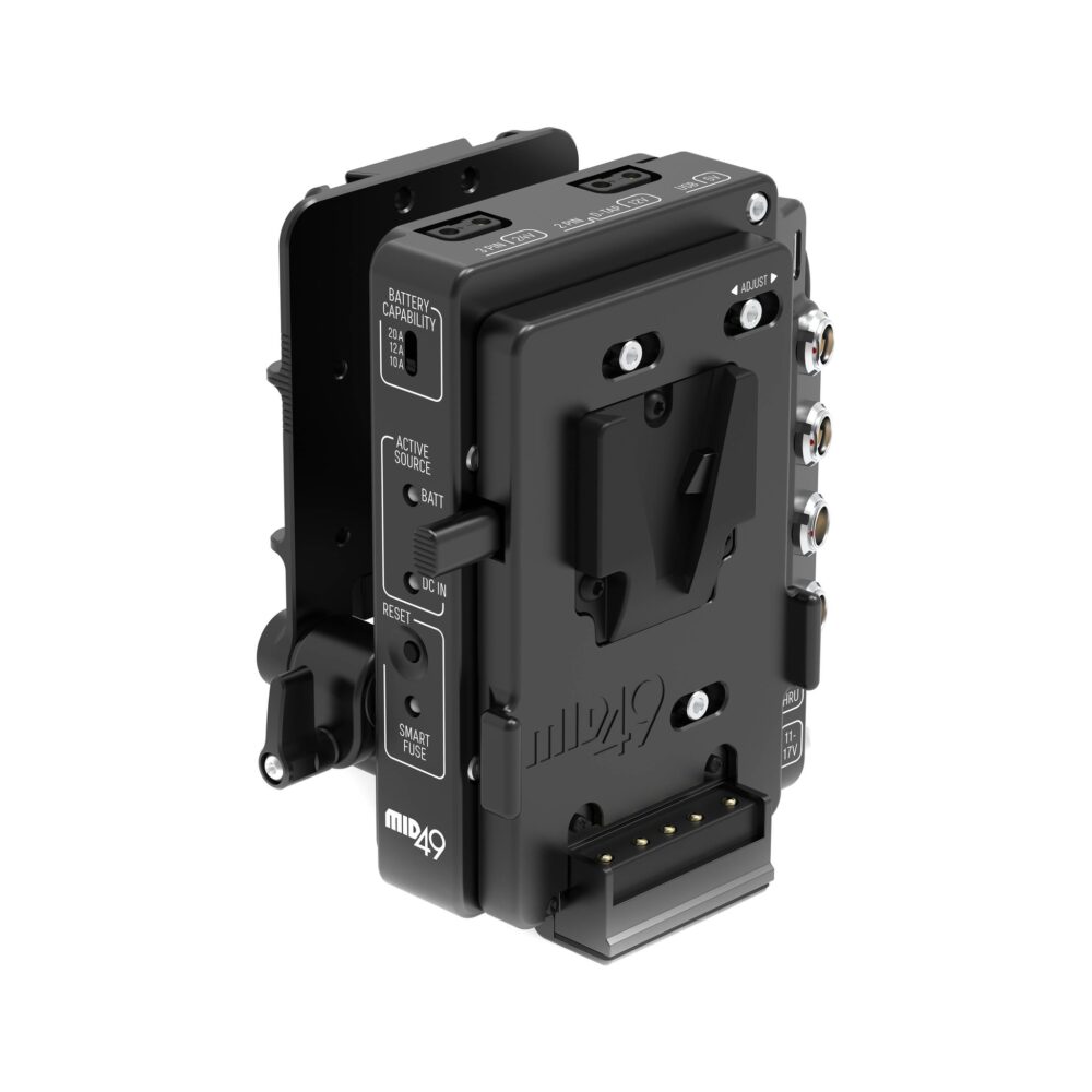 MID49 Power Distribution Box DB-1 (RED Komodo-X / V-Raptor, V-Mount, Camera Mounted)