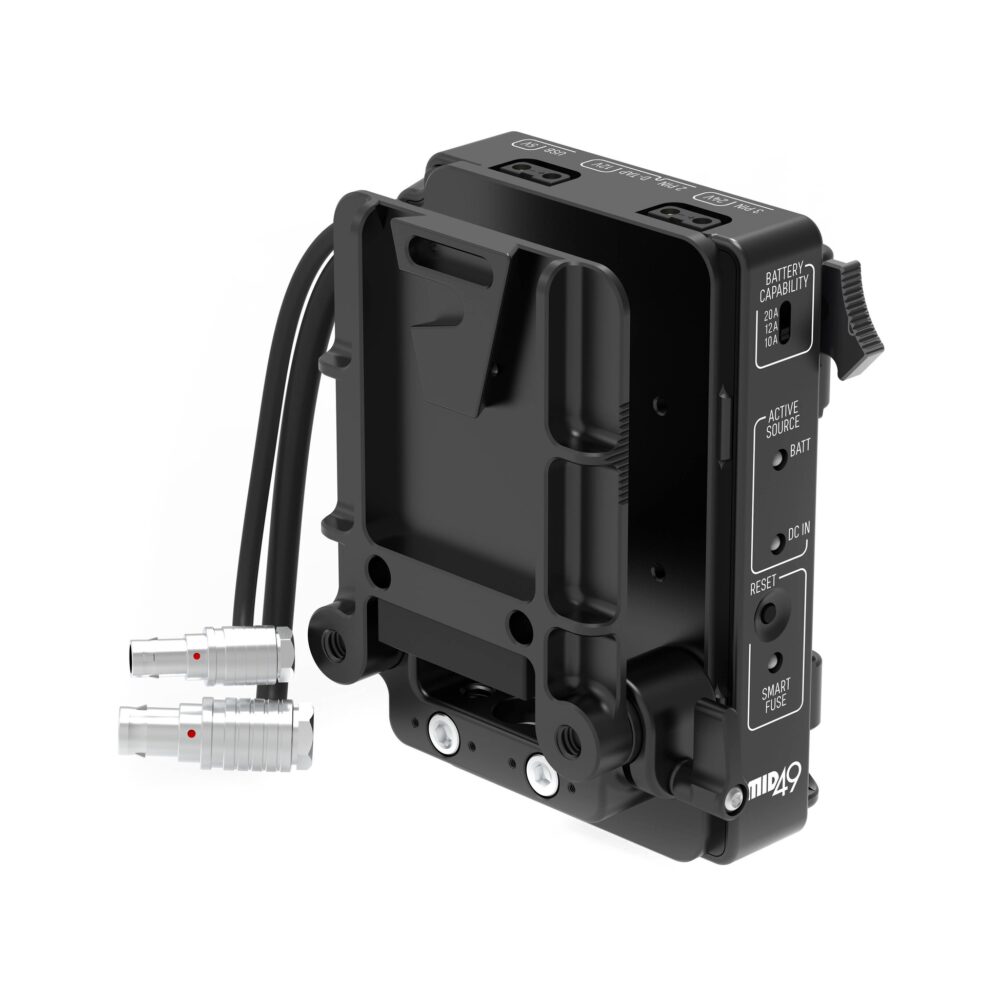 MID49 Power Distribution Box DB-1 for RED KOMODO-X / V-RAPTOR, Gold Mount, Camera Mounted
