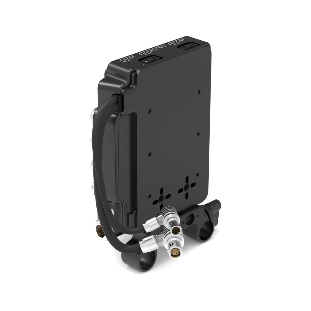 MID49 Power Distribution Box DB-1 with 15mm LWS Rod Mount for RED KOMODO-X & V-RAPTOR, Gold Mount