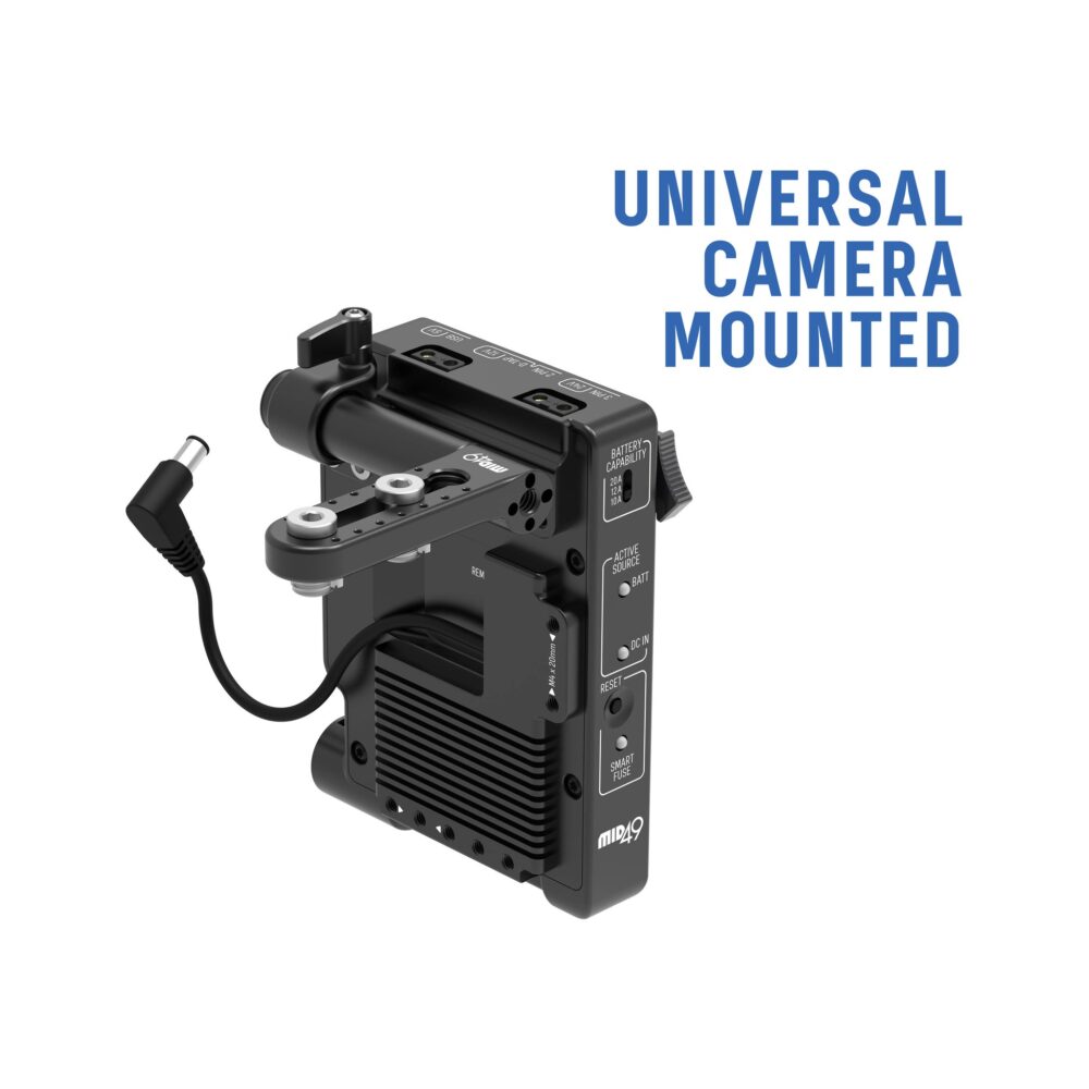 MID49 Power Distribution Box DB-11 for Sony FX6 / FX9, Gold Mount, Universal Camera-Mounted