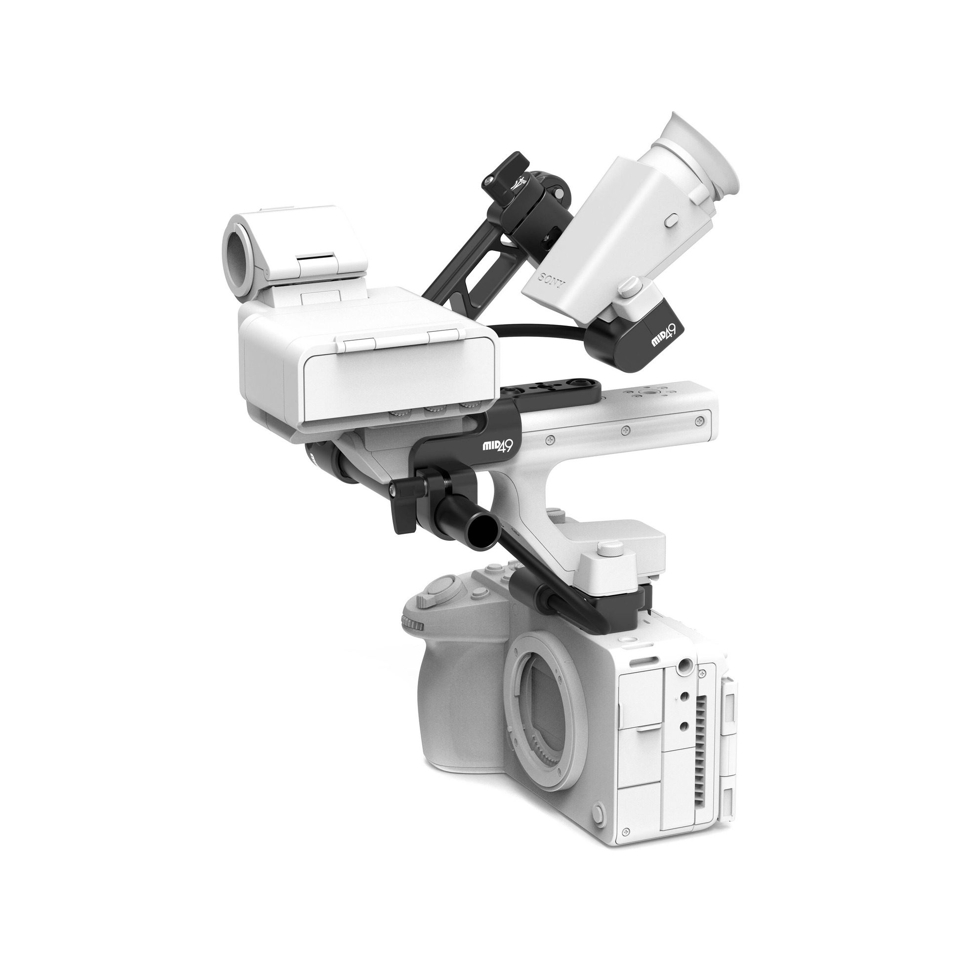MID49 Sony FX5 EVF Cable and Mounting Kit