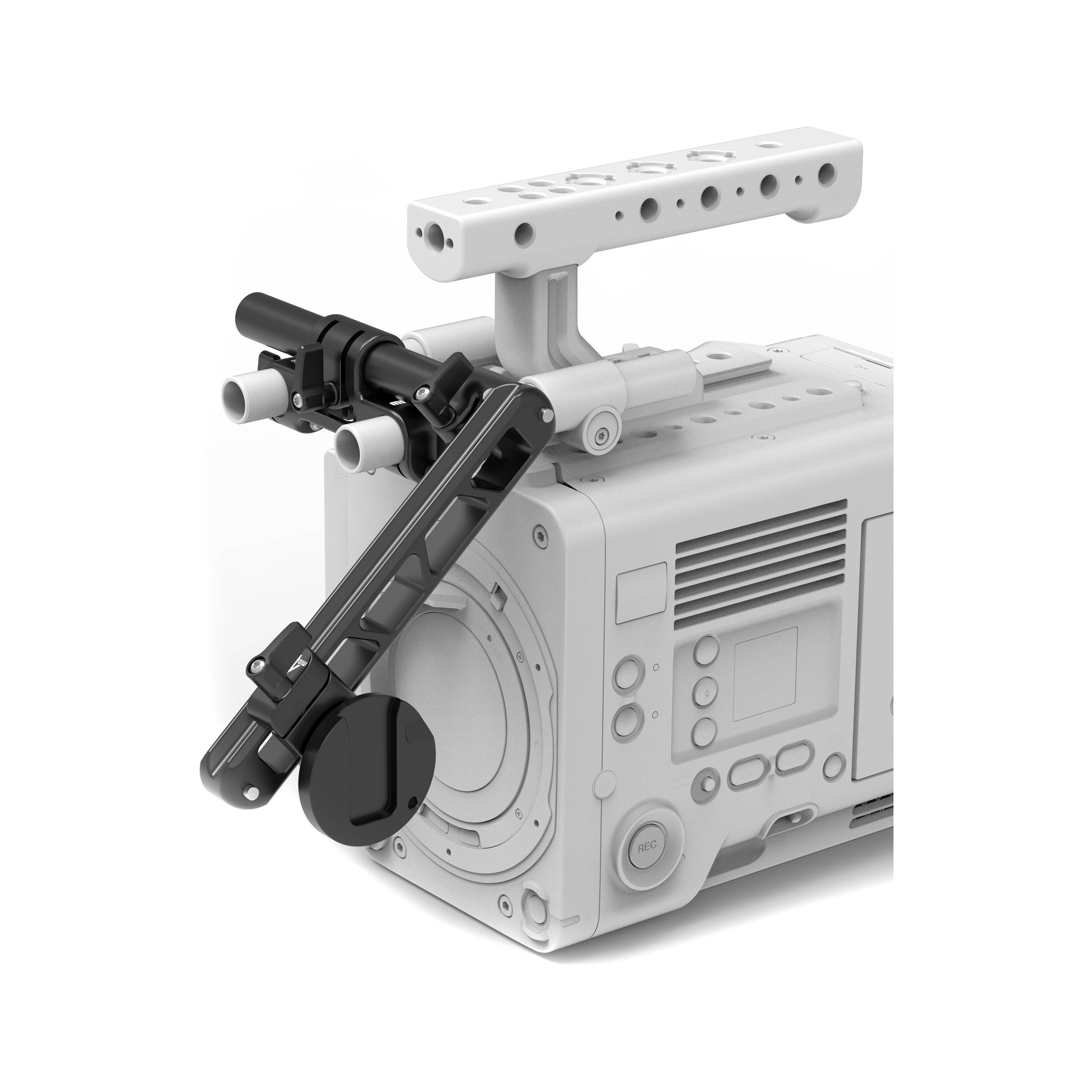 MID49 TWIST Mount EVF Kit for Sony Venice Viewfinder Wedge (DVF-EL200) with Multi-Function Rod Bracket
