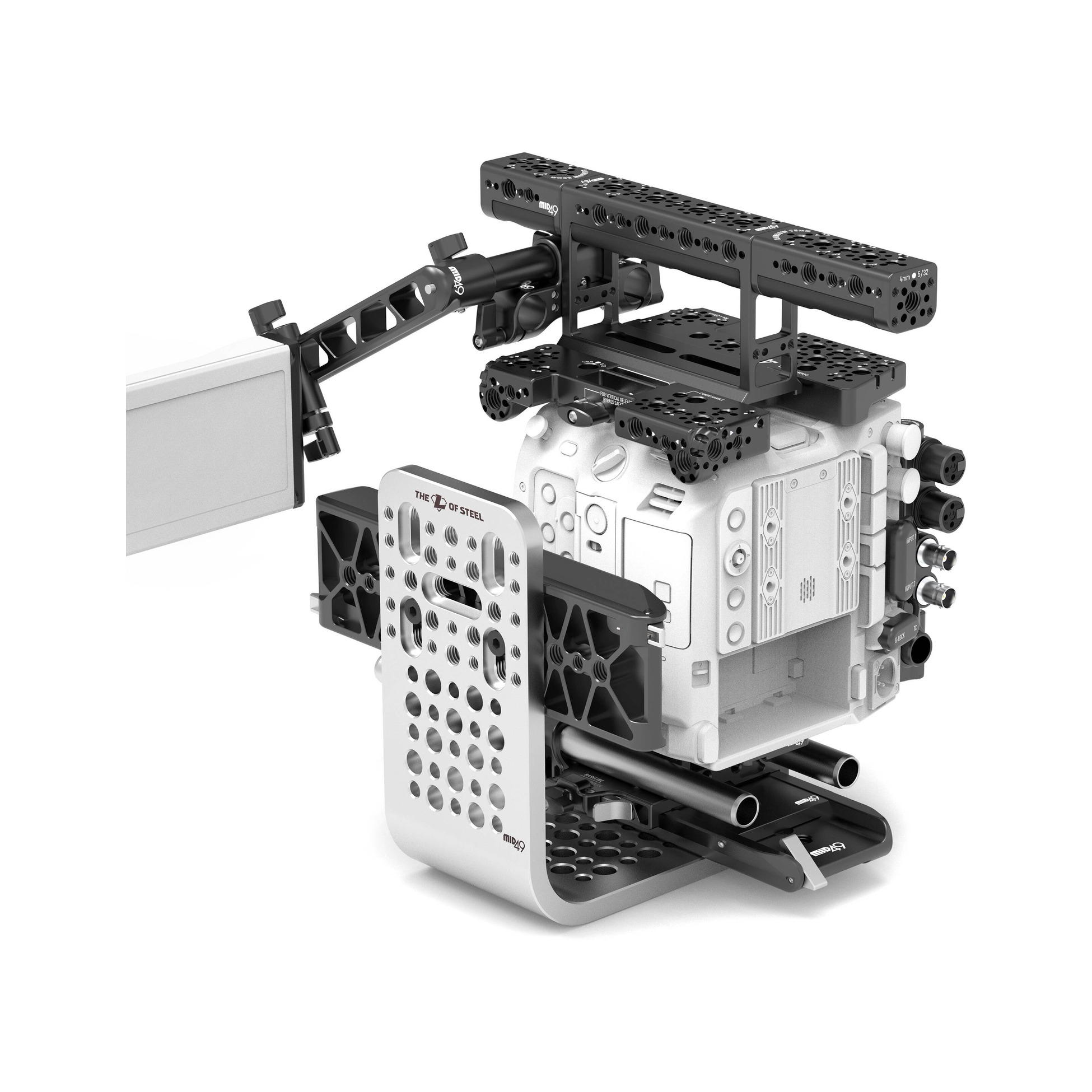 MID49 The L of Steel Stainless Steel Vertical Camera Bracket