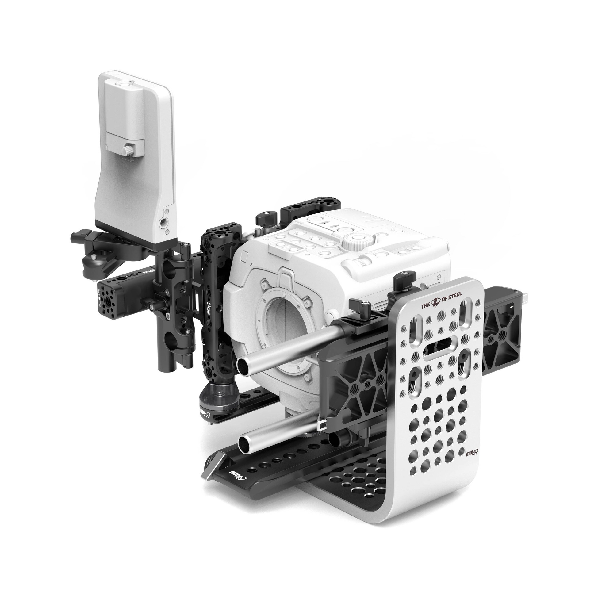 MID49 The L of Steel Stainless Steel Vertical Camera Bracket