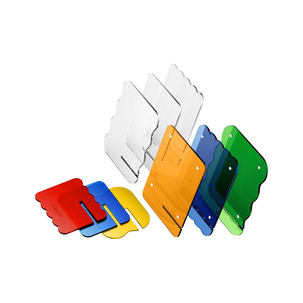 Polaroid Acrylic Coloured Photo Frames - 3 Pack