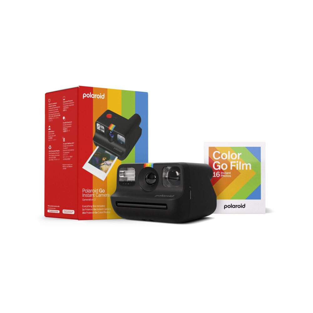 Polaroid Go Generation 2 Instant Film Camera Everything Box (Black)