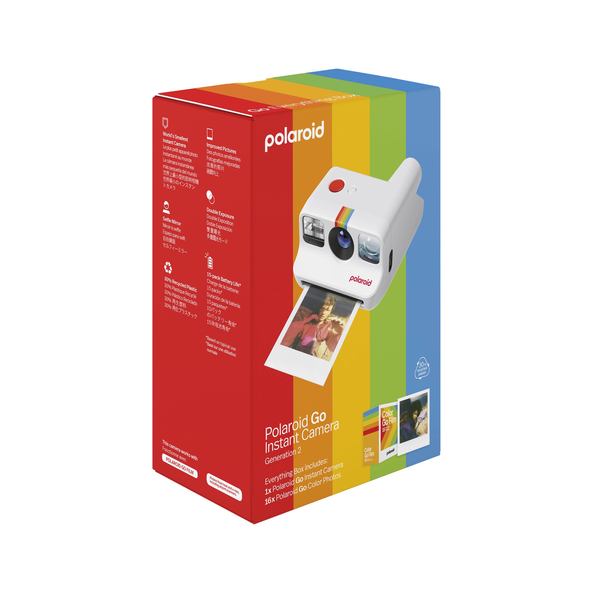 Polaroid Go Generation 2 Instant Film Camera Everything Box (White)
