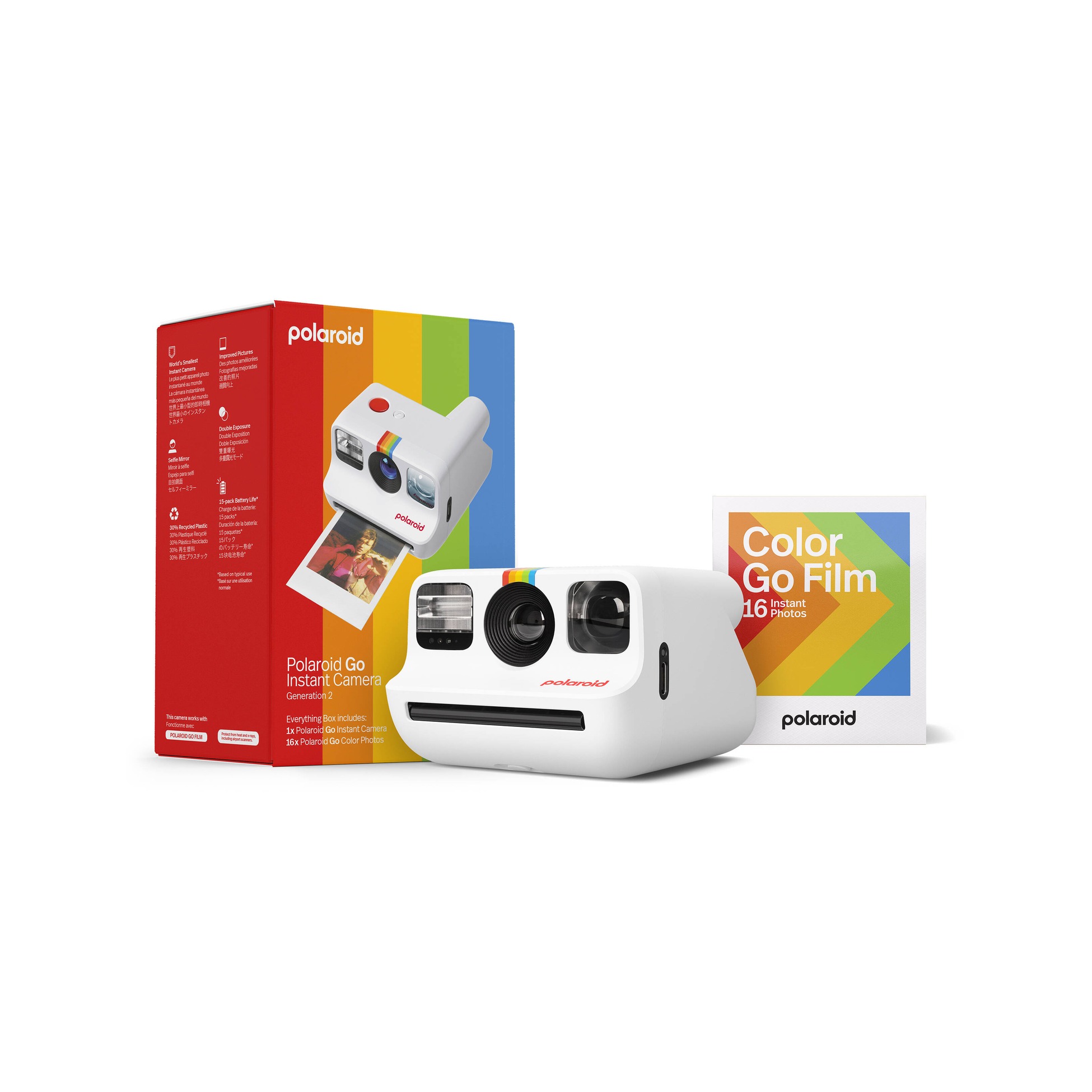 Polaroid Go Generation 2 Instant Film Camera Everything Box (White)