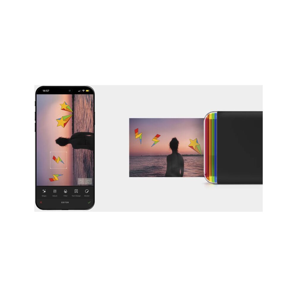 Polaroid Hi-Print 2x3 Pocket Photo Printer Gen 2 - Black