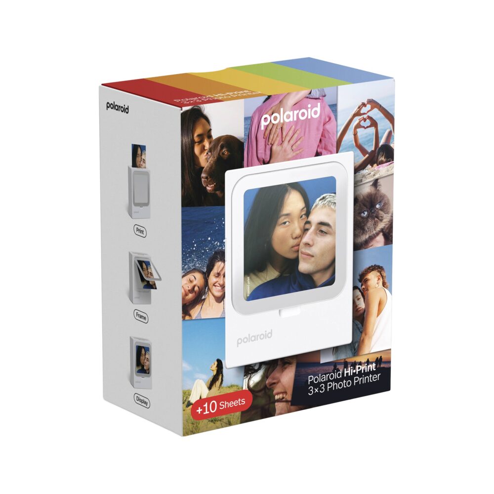 Polaroid Hi-Print 3x3 Pocket Photo Printer + 10 Sheets