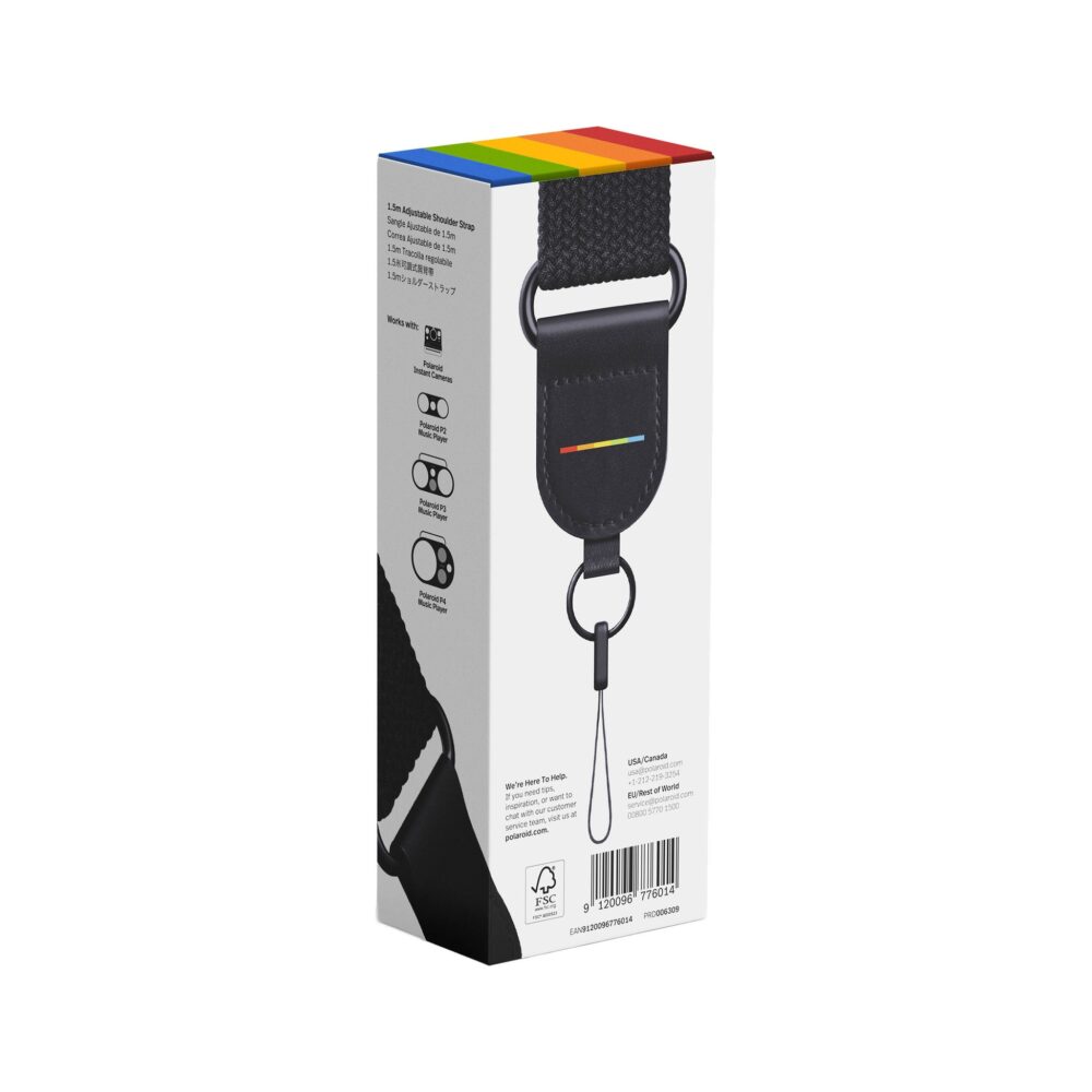 Polaroid Woven Strap - Black