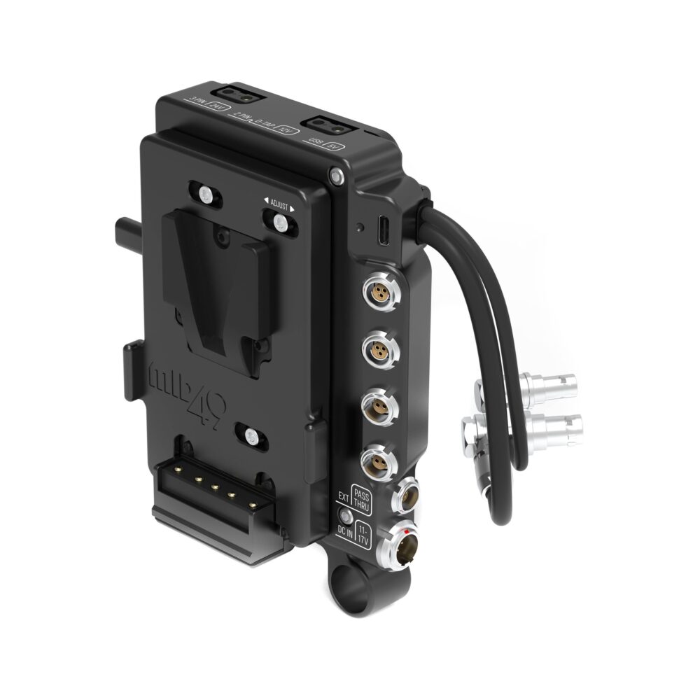 Power Distribution Box DB-1 (RED Komodo-X / V-Raptor, V-Mount, Rod Mounted)