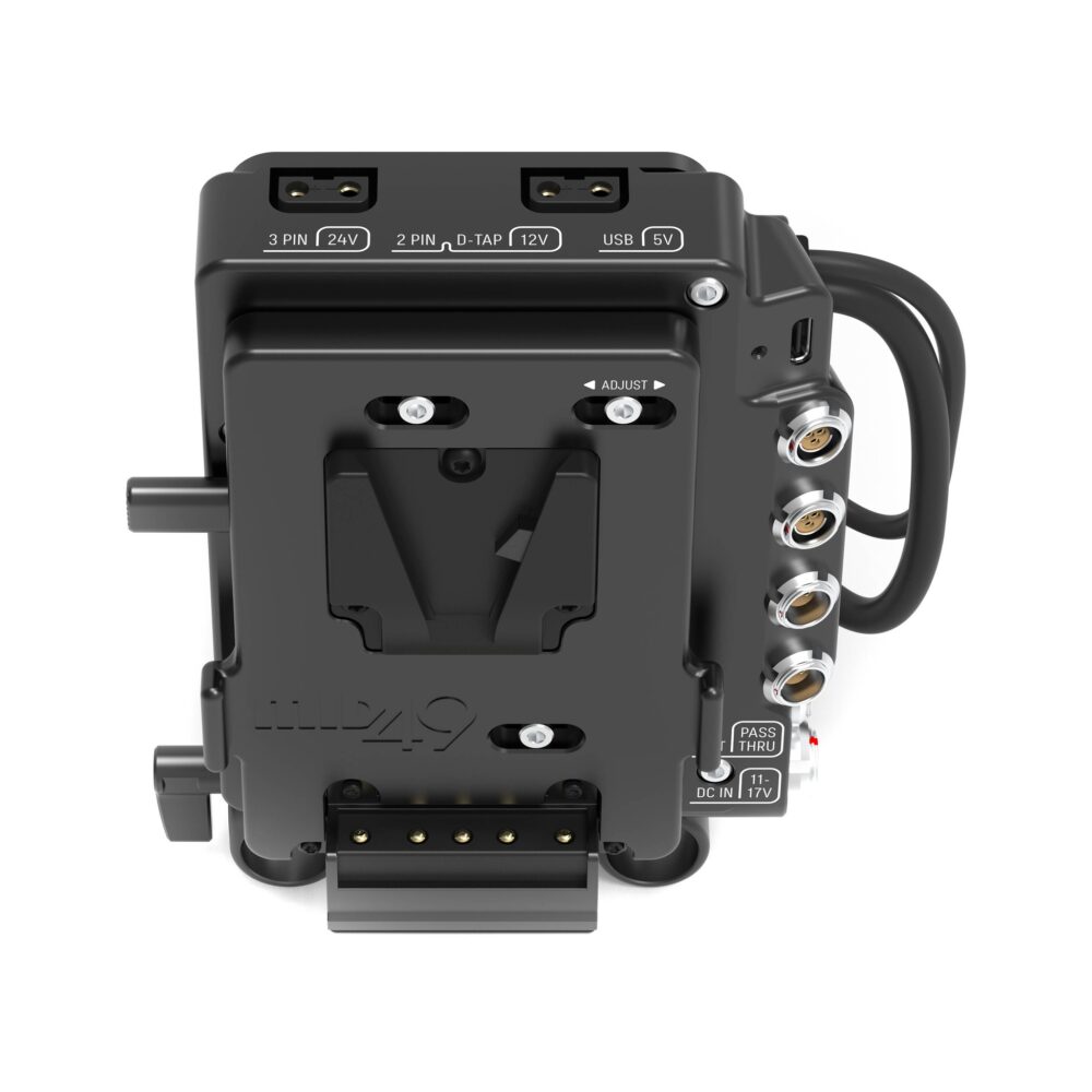 Power Distribution Box DB-1 (RED Komodo-X / V-Raptor, V-Mount, Rod Mounted)