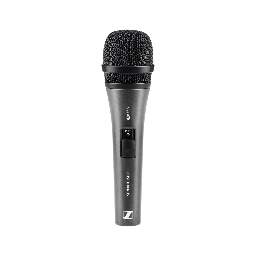 Sennheiser e 835-S-PTT Vocal Microphone