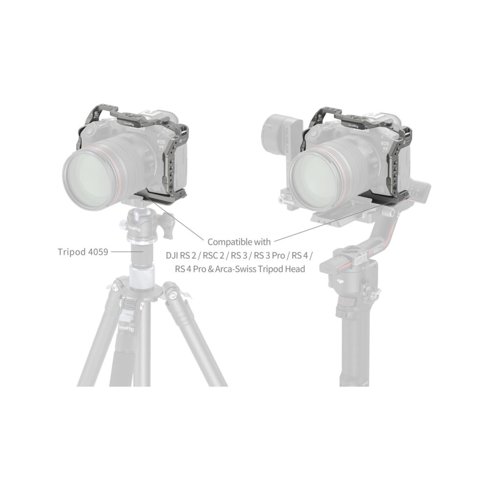 SmallRig 4977B HawkLock Quick Release Cage for Canon EOS R5 Mark II
