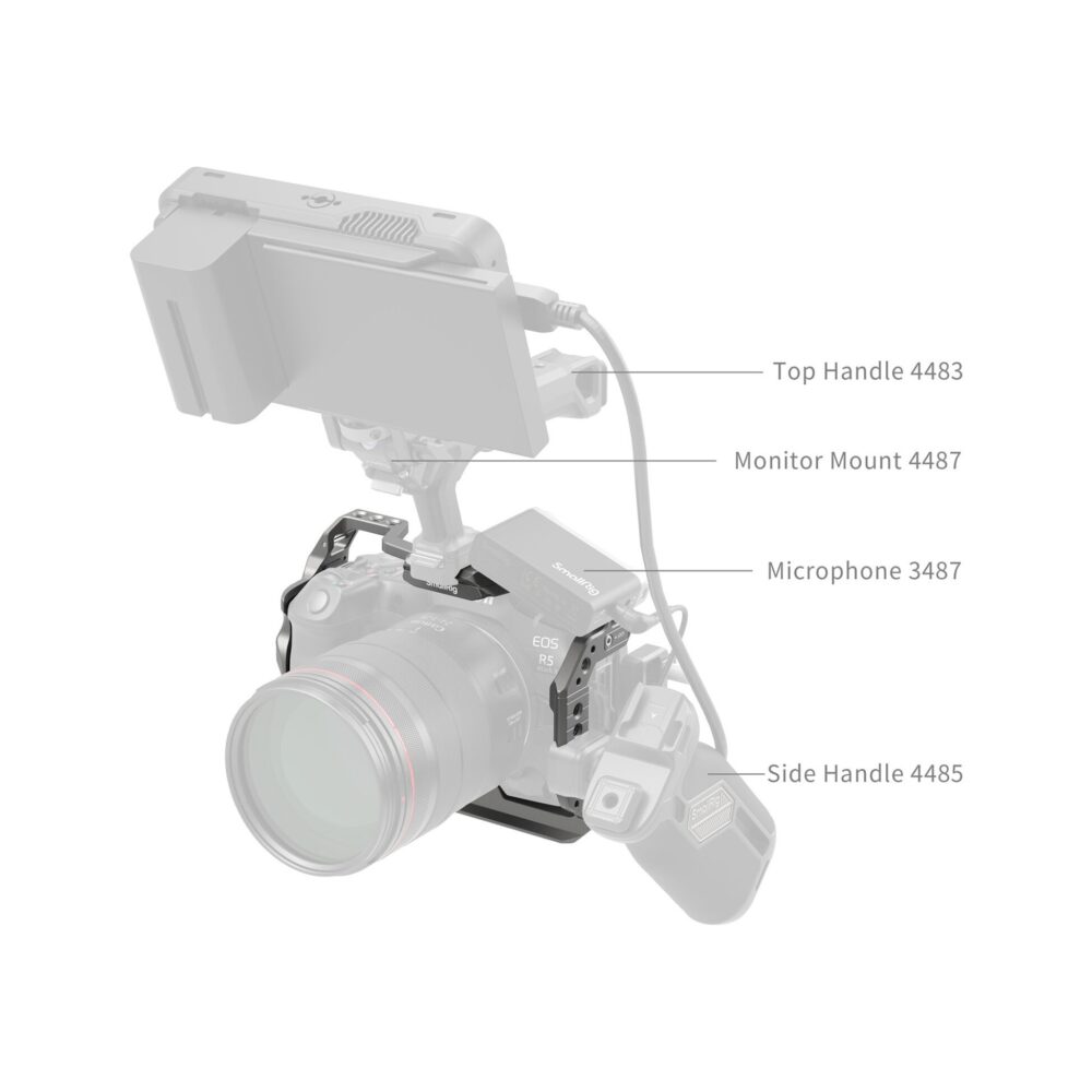 SmallRig 4977B HawkLock Quick Release Cage for Canon EOS R5 Mark II