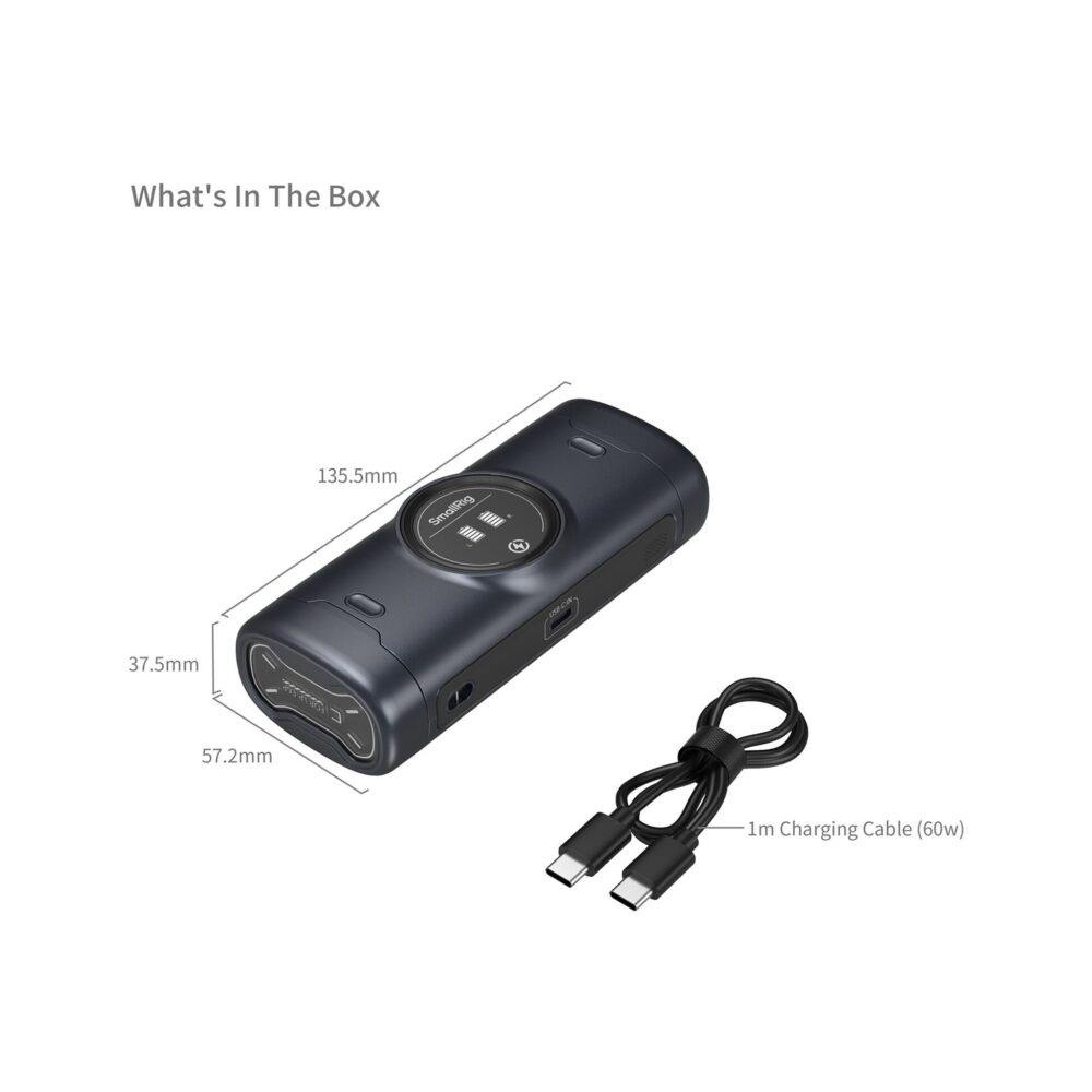 SmallRig 5105 Portable Charger Case for LP-E6P Batteries