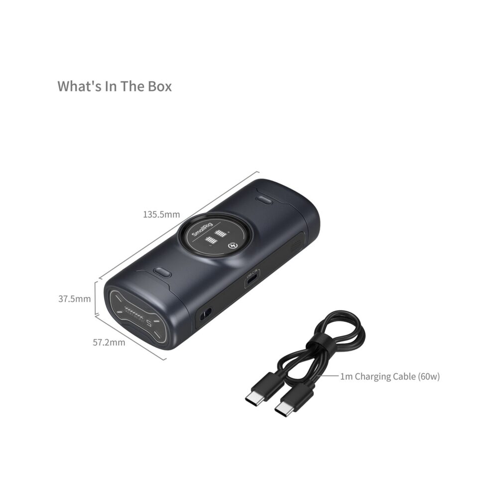 SmallRig 5106 Portable 2-Bay Charger Case for NP-FZ100 Batteries