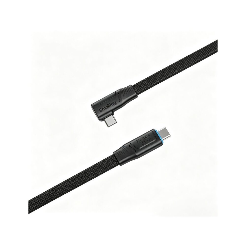 SmallRig 5614 240W USB-C 3.2 Gen 2x2 Magnetic Self-Coiling Cable (13.8")