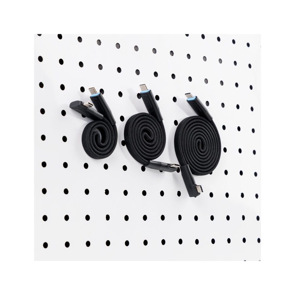 SmallRig 5615 240W USB-C 3.2 Gen 2x2 Magnetic Self-Coiling Cable (23.6")