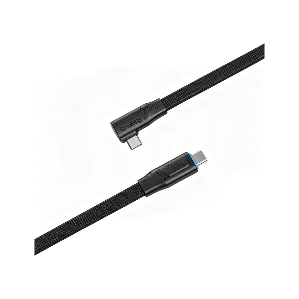 SmallRig 5615 240W USB-C 3.2 Gen 2x2 Magnetic Self-Coiling Cable (23.6")