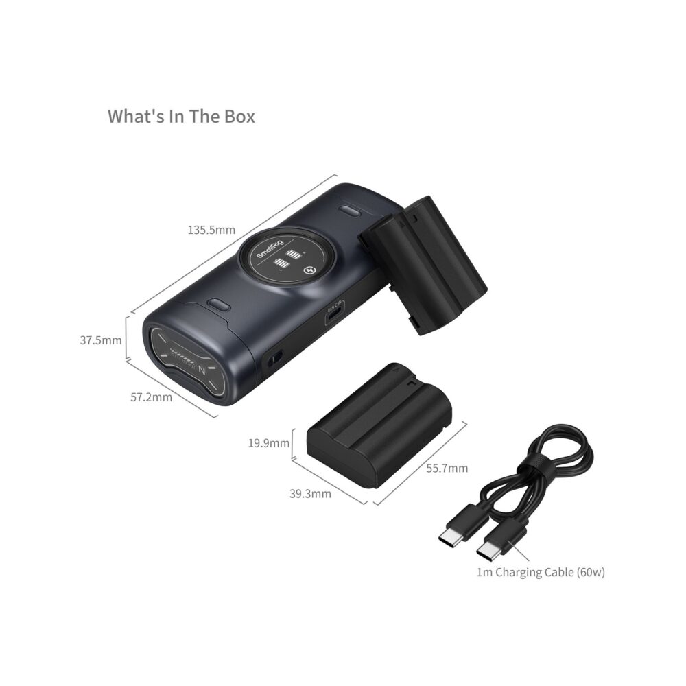 SmallRig 5697 Portable Charger Case Kit for EN-EL15c Batteries