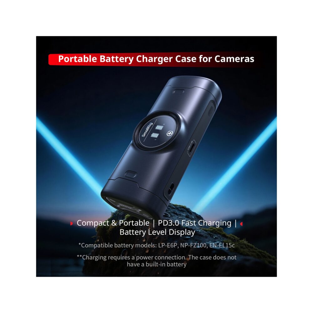 SmallRig 5697 Portable Charger Case Kit for EN-EL15c Batteries