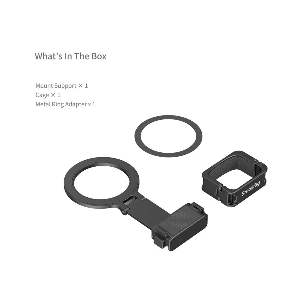 SmallRig 6004 MagSafe-Enabled Magnetic Mount for DJI Osmo Pocket 4/3/Xtra Muse and Mobile Phones