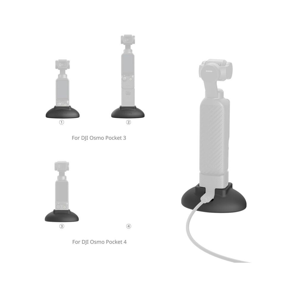 SmallRig 6008 Silicone Stand Base Kit for DJI Osmo Pocket 4/3/Xtra Muse