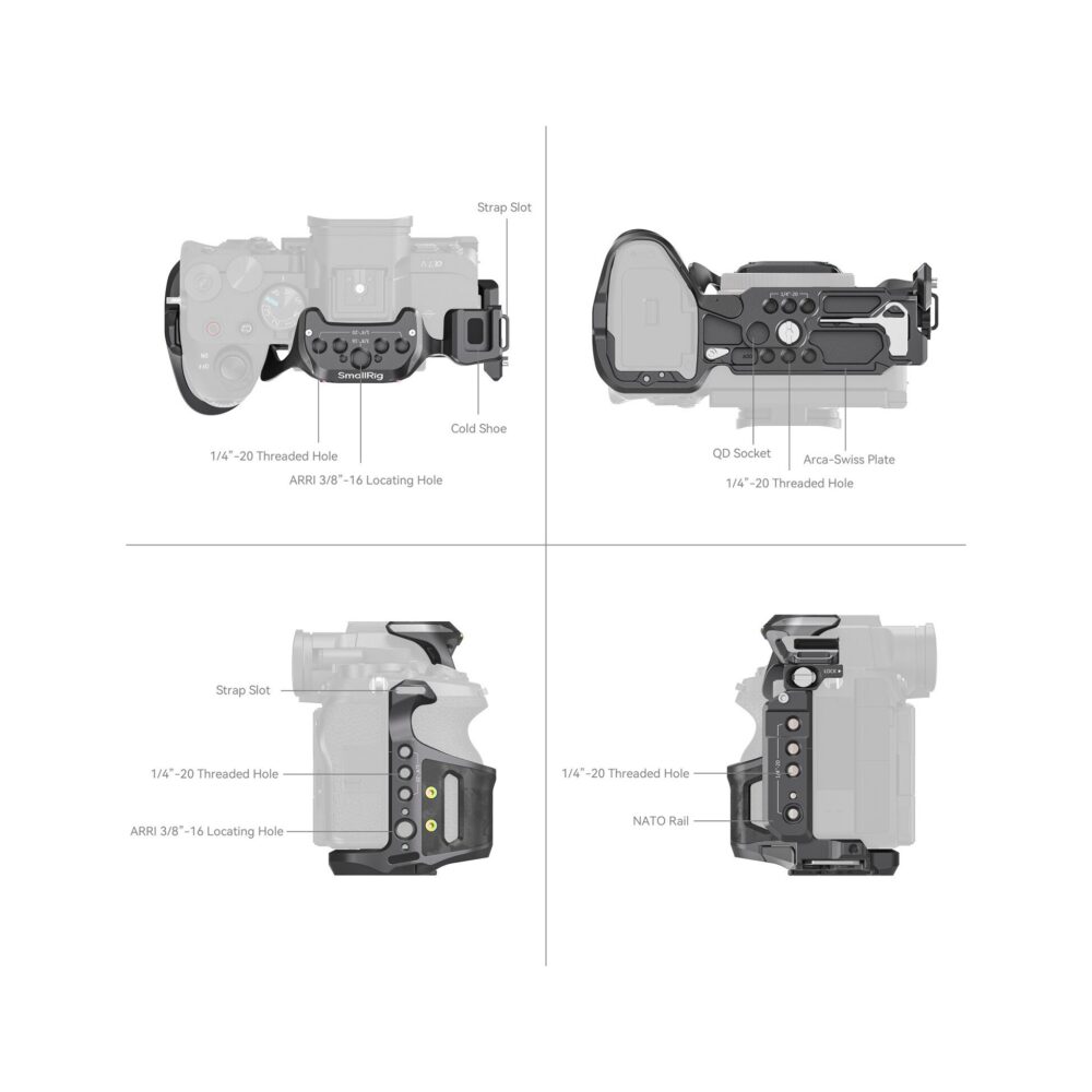 SmallRig 6029 Rhinoceros Cage for Sony Alpha 7 V / 7R V / 7 IV